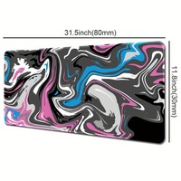Grand tapis de souris de bureau personnalisable en gros Tapis de souris en caoutchouc en forme de taille personnalisée Boce avec verre de sublimation