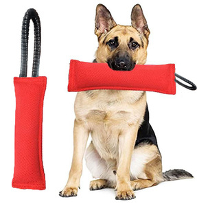 Nuevo juguete de arrastre para perros XD02, grande, con asa elástica, de tela resistente a desgarros, para entrenamiento de mordida y recuperación, ideal para Pastor Alemán - Product Image 5