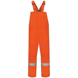 Bulwark Excel FR ComforTouch Deluxe Insulated Bib Overall Women's Men's Dungaree With Reflective Trim HRC4