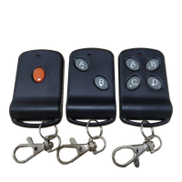 Télécommande universelle sans fil RF à 2 boutons 315M 433M avec code EV1527 pour ouvre-porte de garage électronique à LED et code d'apprentissage