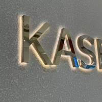 DakeSign OEM ODM Logo 3D rétroéclairé personnalisé pour les murs des cafés, décoration publicitaire, éclairage, design gratuit, panneau imperméable IP65