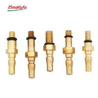 Ensembles d'adaptateurs de gaz HPA en cuivre doré Zimakyfa pour outils pneumatiques, modèle OEM AFG # JT-GLOCK-5 Garantie d'un an