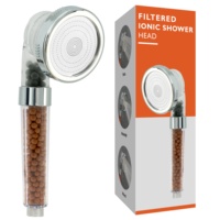 Pommeau de douche filtrant en pierre minérale pour salle de bain, accessoire de robinetterie, pommeau de douche à pression, pommeau de douche filtrant économiseur d'eau
