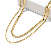 Joyería de Moda Personalizada para Hombre, Collar de Cadena Franco de Acero Inoxidable
