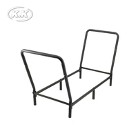 Kawagebo Kamp (KK) L 865 X W 330 X H 458 mm Soporte para Leños de Leña de Acero al Carbono, Almacenamiento de Madera para Chimenea
