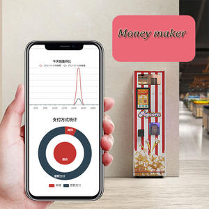 Máquina Expendedora de palomitas de maíz QDMECH Hot Air, máquina expendedora de palomitas de maíz con sabor a monedas, producto con forma de compra - Product Image 2