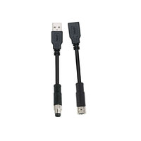 Cable M8 a USB para Cámara Industrial, Control Remoto, Herramienta de Actualización de Pantalla