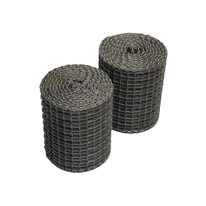 Pil endüstrisi için karbon çelik yassı paslanmaz çelik tel petek konveyör bant büyük duvar konveyör bant - Product Image 6