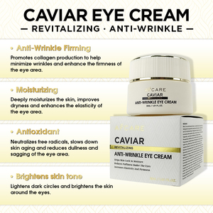 Crema de <span class=keywords><strong>Ojos</strong></span> Instantánea con Ácido Hialurónico, Vegana, con Vitamina E, Hidratante, Antioxidante, con Caviar y Ceramida, Repara la Piel, Combate las Arrugas, las <span class=keywords><strong>Bolsas</strong></span> y las Ojeras - Product Image 2