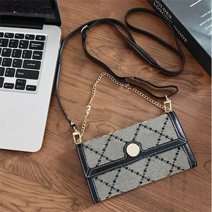 BZ011 Sac de luxe de créateur pour téléphone <span class=keywords><strong>iPhone</strong></span> 17 Pro Max avec sangle et fente pour cartes, compatible 16 Pro Max et 15 Plus - Product Image 2