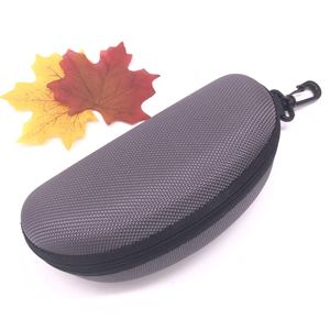 Étui à lunettes EVA 071 en lin coloré, coque rigide de protection pour lunettes avec clip pour utilisation en extérieur - Product Image 5