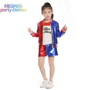 Disfraz de Cosplay Unisex de Harley Quinn de HESPER con Peluca para Adultos, Niñas y Mujeres del Personaje de la Serie de Televisión Escuadrón Suicida - Product Image 1