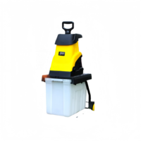 Vente directe d'usine, broyeur de branches et de bois électrique miniature portable de haute qualité pour la maison, avec sac de collecte de 50l