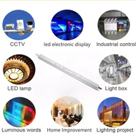 Alimentation à découpage LED DC-DC 50Hz à tension constante de haute qualité 12V/24V, boîtier en aluminium ultra-plat, pour bande LED industrielle