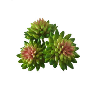 Mini plante bonsaï tête de lotus en pierre, accessoires DIY pour table, succulente artificielle écologique moderne et respectueuse de l'environnement - Product Image 3