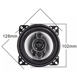 Haut-parleur de voiture MusicFire 4 voies 4 pouces 250W 4 ohms avec grille - Product Image 3