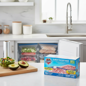 70 Sacchetti Richiudibili con Cerniera per Conservazione Alimenti, Resistenti e Durevoli, per Congelatore e Conservazione in Freezer - Product Image 3