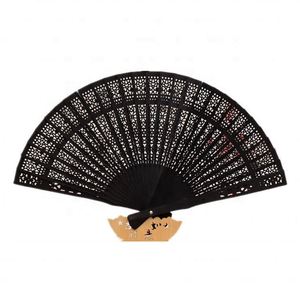 Venta al por Mayor de Recuerdos de Boda Personalizados, Abanicos de Madera de Sándalo Personalizados para Invitados, en Stock - Product Image 6