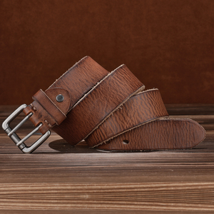 เข็มขัดหนังวัวแท้คุณภาพสูง สไตล์วินเทจ สำหรับผู้ชาย ผู้หญิง และยูนิเซ็กส์ ดีไซน์หรูหรา สามารถปรับแต่งได้ สไตล์คาวบอยตะวันตก - Product Image 5