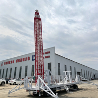 ISO Wholesale Telescopic Communication Tower Galvanized Steel COW on Wheels High Precision for Mobile Telecom Trailer Tower