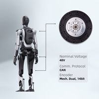 Actionneurs robotiques ZBDynamiX avec moteurs CC sans balais 106 tr/min avec double encodeur, pour robot humanoïde de service IA et exosquelette de marche