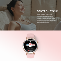 Montre connectée HW-L2 Mini, écran tactile complet de 1,26 pouce, étanche IP67, suivi de la santé et de la forme physique, contrôle gestuel NFC, montre connectée au poignet