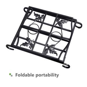 DB Black Indoor/Outdoor Folding <b>Log</b> Storage <b>Rack</b> - Product Image 3