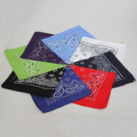 Vente directe usine – Foulard carré multi-usage pour filles, style célébrité, danse de rue, hip-hop, imprimé cachemire, tendance