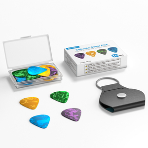 Vente en gros OEM de médiators de <span class=keywords><strong>guitare</strong></span> populaires avec logo personnalisé, en nylon ou celluloïd, épaisseurs 0.58/0.71/0.96/<span class=keywords><strong>1</strong></span>.2mm, accessoires pour <span class=keywords><strong>guitare</strong></span> - Product Image 1