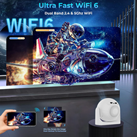 Nouveau projecteur électrique mise au point automatique JY360 Football WiFi haute définition Android Intelligent Portable Mini projecteur