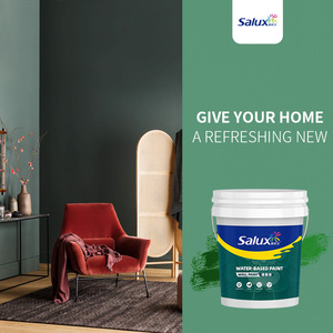 Pintura para Paredes Interiores <span class=keywords><strong>Salux</strong></span> SN220 Dorada y Gris, Resistente al Moho y a los Álcalis, Revestimiento Líquido para Oficinas y Habitaciones - Product Image 2