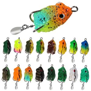 Nuevo señuelo artificial de PVC para pesca, tipo rana, mini, 2.5cm, 3g, para pesca en agua dulce y salada, lagos y arroyos. - Product Image 2