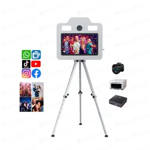 Hot Sale 21,5-Zoll-Sofort-DSLR-Kamera DNP620 DNP RX1 HITI P525L Drucker angepasst für Party Hochzeit Event Selfie Photo Booth Box