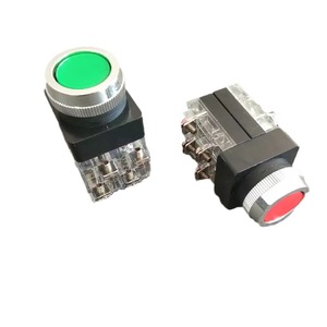Interrupteur à bouton-poussoir Nantong 10A 1NO à tête ronde, impression rouge et verte, pièces pour machines d'emballage - Product Image 5