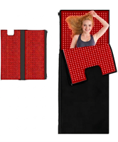 Sac de couchage de luminothérapie rouge intégrale 660nm 850nm 2520 LED 270W avec minuterie à intensité variable pour soulagement de la douleur