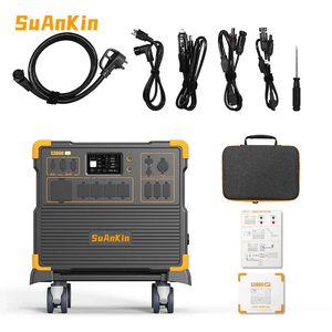 Station d'alimentation portable haute capacité 4200W, batterie de stockage d'énergie, générateur solaire avec fonction UPS pour le camping - Product Image 1