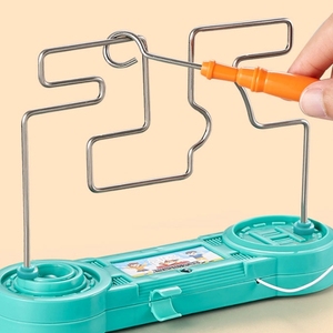 Jeu de labyrinthe électrique pour l'entraînement de la concentration, jeu de bureau, ligne de feu, impact, coordination œil-main, puzzle, interaction de combat - Product Image 6