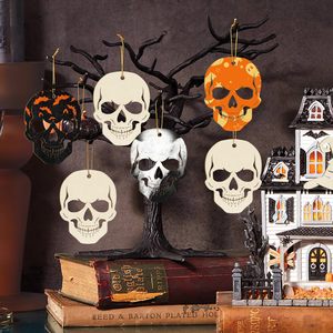 Ornements en bois non finis pour Halloween, idéaux pour les projets de bricolage et les décorations de fête - Product Image 2