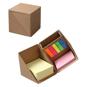 Wsy455 2025 New Custom Design Cube Shape <b>Note</b> Pad Pen Holder Promotion <b>Sticky</b> <b>Notes</b> Set Logo Print With Box - Product Image 5