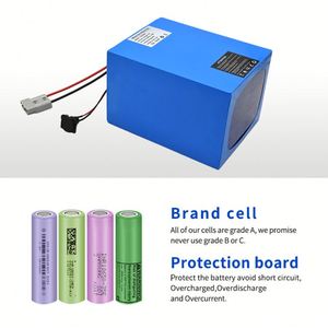 แบตเตอรี่ลิเธียมไอออนแบบกำหนดเองได้ 36V 48V 52V 60V 72V 30Ah สำหรับสกู๊ตเตอร์ไฟฟ้า จักรยานไฟฟ้า แบตเตอรี่ 1865 สำหรับมอเตอร์ไซค์ไฟฟ้า - Product Image 4