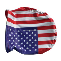 Article cadeau de Promotion, couverture de miroir de voiture, drapeau, chaussette de miroir de voiture pour les jeux de football