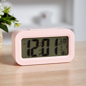 Pantalla de retroiluminación LED Reloj despertador digital Reloj electrónico Temperatura Reloj de escritorio - Product Image 2