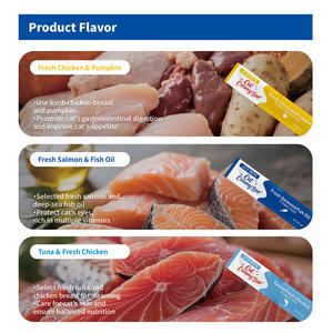 Das meist verkaufte nasse Katzenfutter eine Packung mit 15g gesunden leck baren Katzen behandlungen Funktion Haut und Mantel Katzen leckereien - Product Image 2