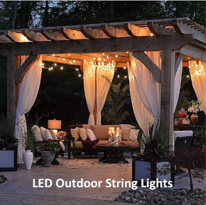 Guirlande lumineuse G50 incassable, étanche IP67, lumières suspendues pour jardin, véranda, patio, camping, fête - Product Image 5