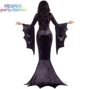 HESPER Disfraz de Halloween Gótico de Murciélago, Bruja, Fantasma, Novia, Vampiro, Vestido de Gala para Baile de Máscaras y Actuación - Product Image 2