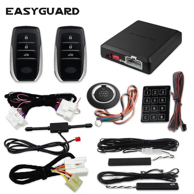 EASYGUARD CANBUS Plug and Play Fit for Audi Q3 /A3/Q5 2013-2018 Remote Start Kit Pke Keyless Entry System Push Button Car Alarm