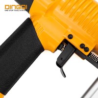 Pistolet agrafeur pneumatique DINGQI 21GA en forme de U pour agrafes de 6 à 16 mm, outil léger en alliage d'aluminium pour le rembourrage et le travail du bois