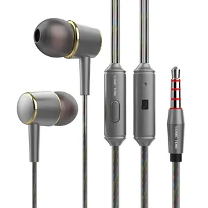 Hot Selling Wired Earphones Stereo Sound Earbuds Headphones for iPhone Sony Earphone with Microphone and Volume Control