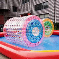 Vente en gros de balles d'eau transparentes colorées en PVC Kiddyson, jouet gonflable flottant pour enfants, été, parent-enfant, extérieur, intérieur
