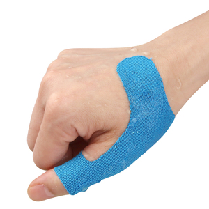 Bande de kinésiologie professionnelle prédécoupée pour le <span class=keywords><strong>pouce</strong></span>, support <span class=keywords><strong>gauche</strong></span>/droit, anti-frottement, élastique, patch musculaire sportif, <span class=keywords><strong>bandage</strong></span> - Product Image 6